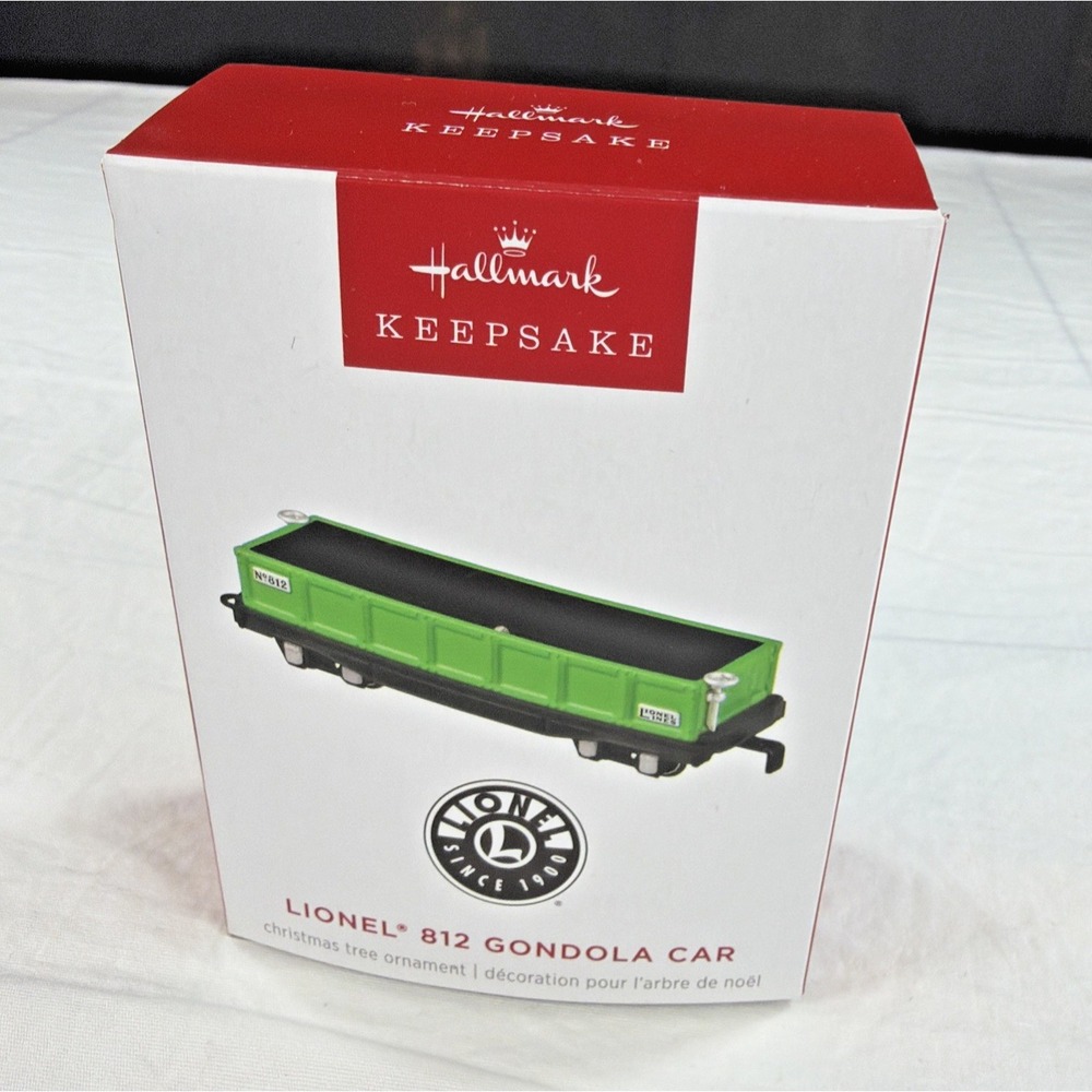 Hallmark Keepsake 2025 Lionel 812 Gondola Car * Metal, Wheels Turn‎ * New in Box
